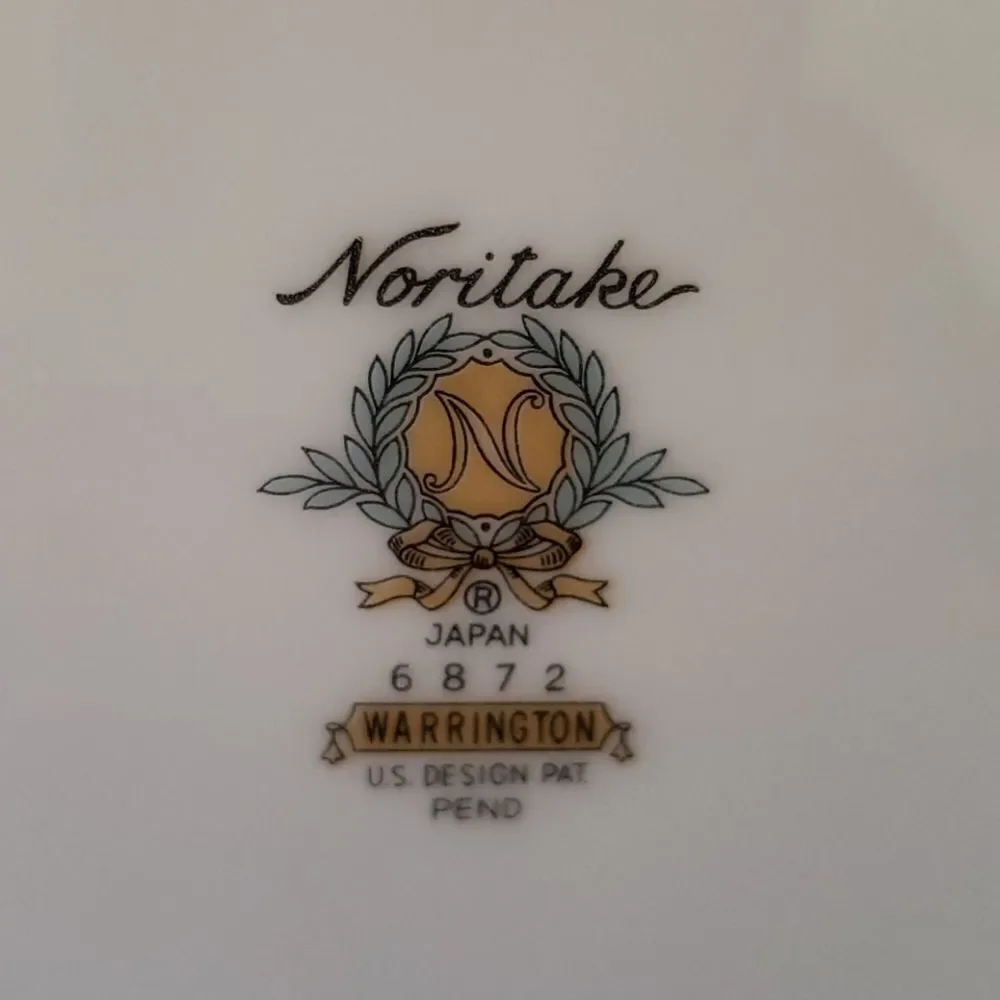 Vintage Noritake Porcelain Oval Serving Dish Bowl